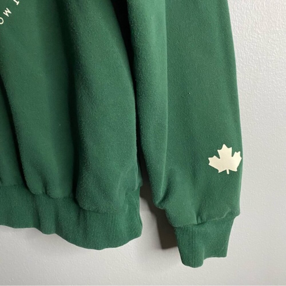Monat Women's Green Graphic Print Crewneck Sweatshirt - Picture 8 of 9